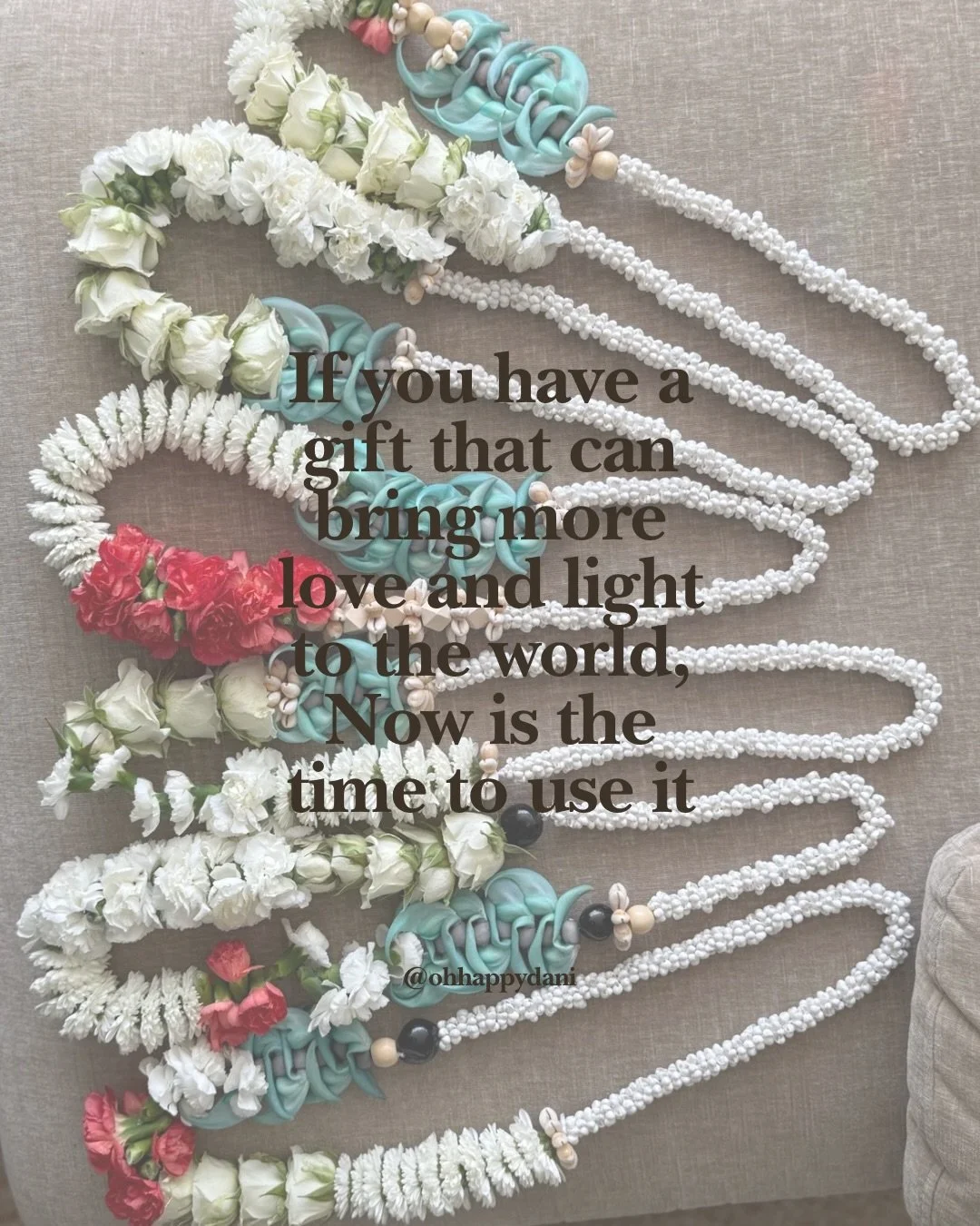 If you have a gift that can bring more love and light into the world, now is the time to use it.

@ohhappydani 

sometimes I want to quit, but this is my why.

Radical joy &amp; sustainability.