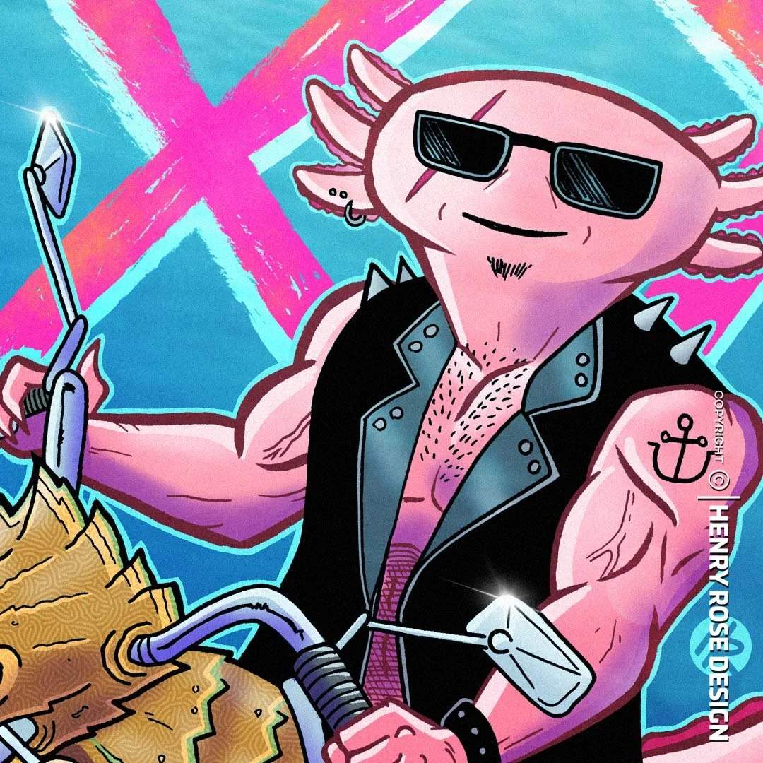 Bad-Axx-Axolotl-BadAss-Illustration-Poster-2-Henry-Rose.jpg