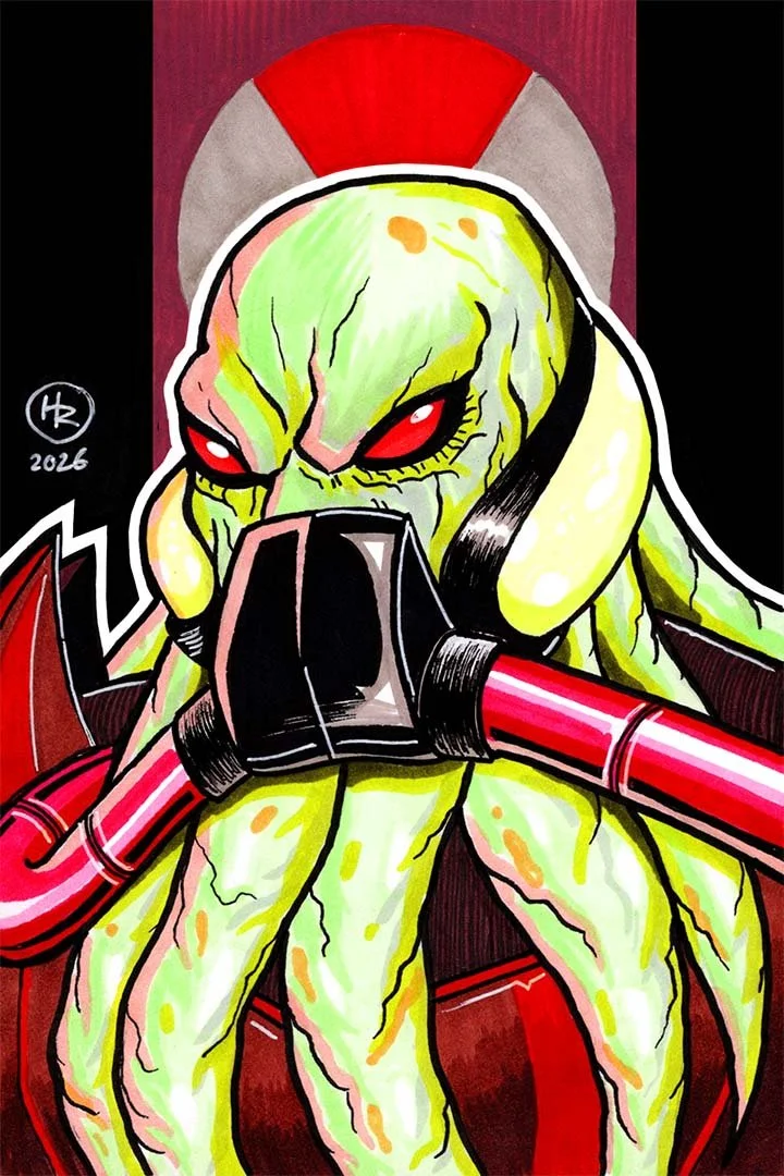Vilgax from Ben 10 Illustration by Henry Rose