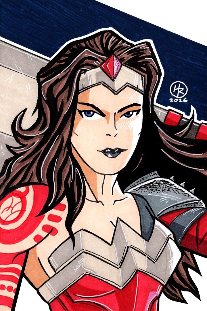 Absolute Wonder Woman from DC Comics Illustration by Henry Rose