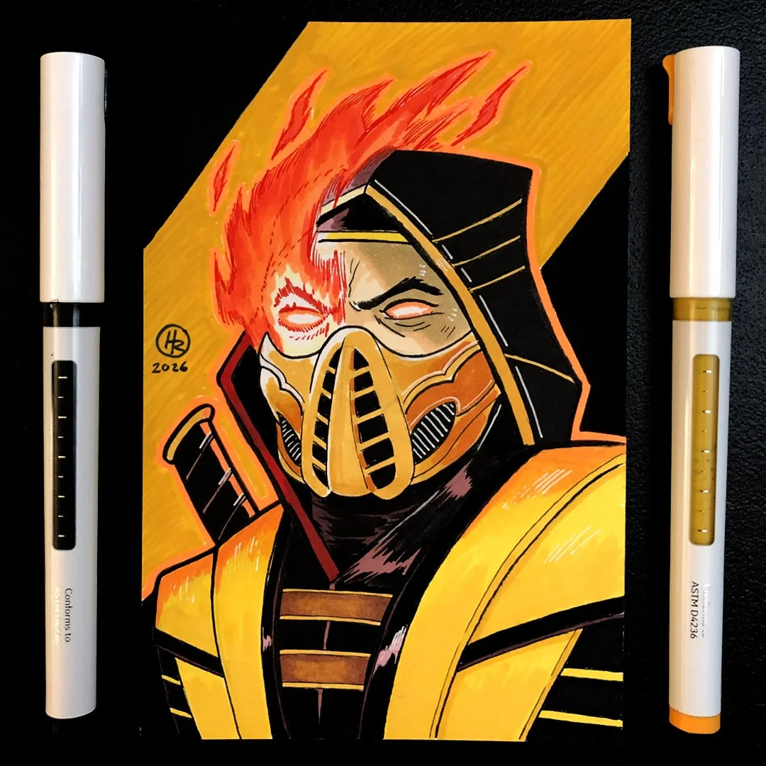 Scorpion-Mortal-Kombat-Original-Artwork-1-Henry-Rose.jpg