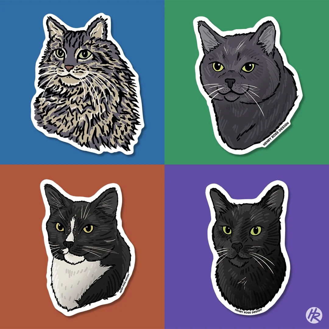 Kitty Cat Stickers