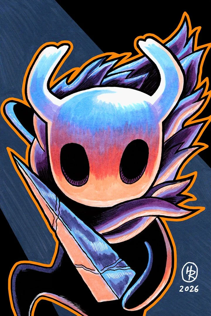 Hollow Knight Illustration by Henry Rose
