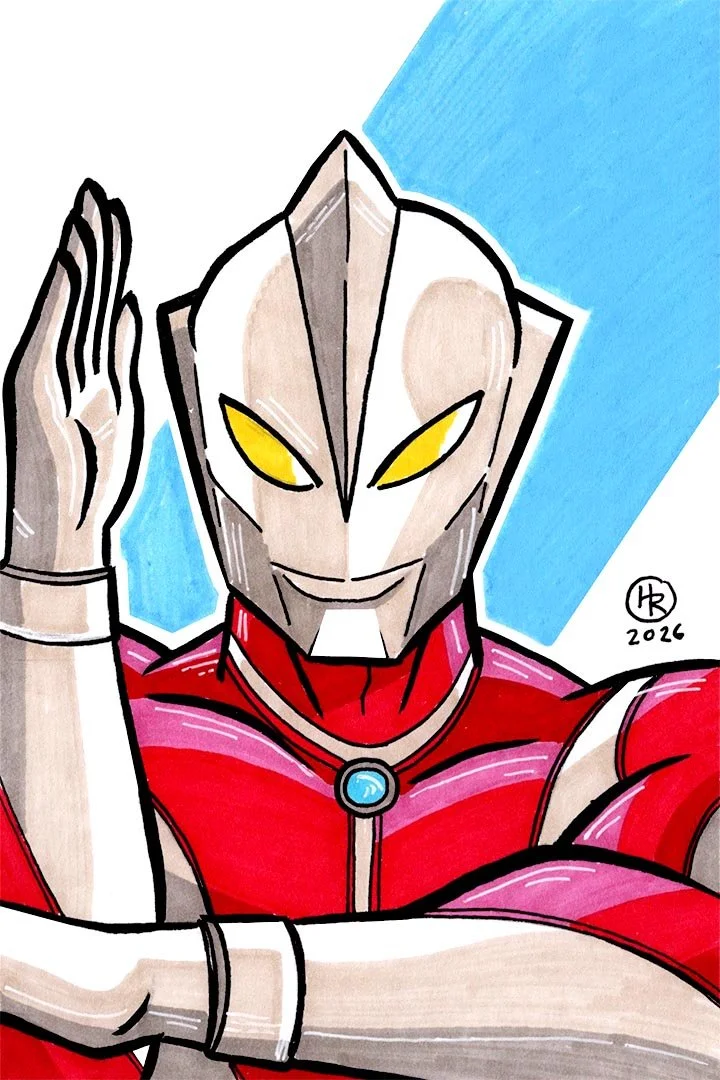Ultraman Illustration by Henry Rose
