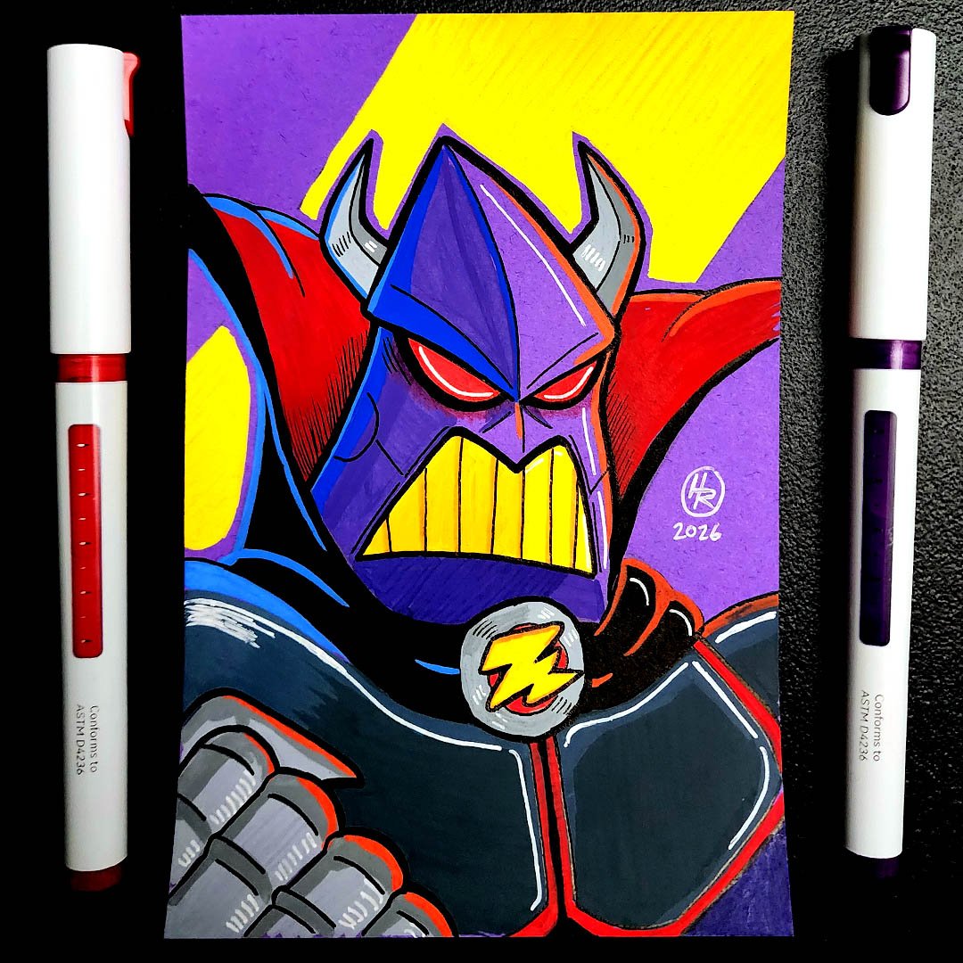 Zurg Hand-Drawn Art