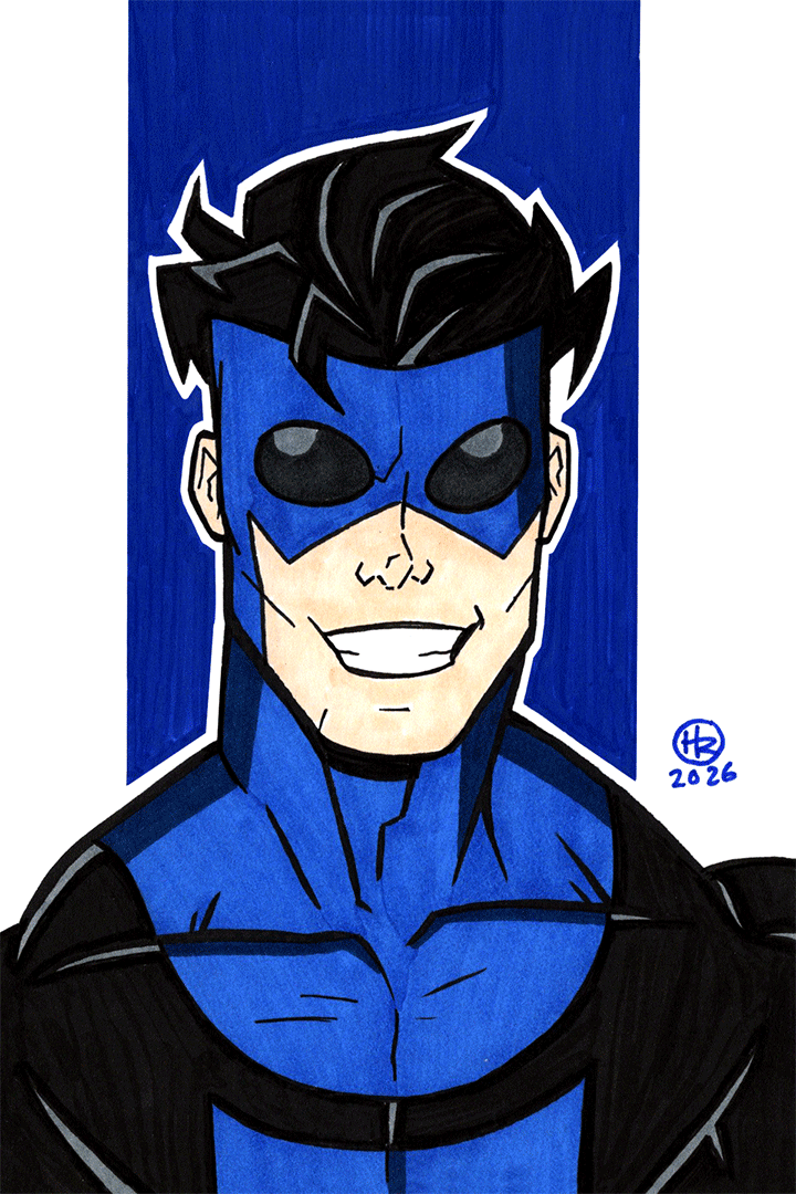 Invincible Mark Grayson Illustration by Henry Rose