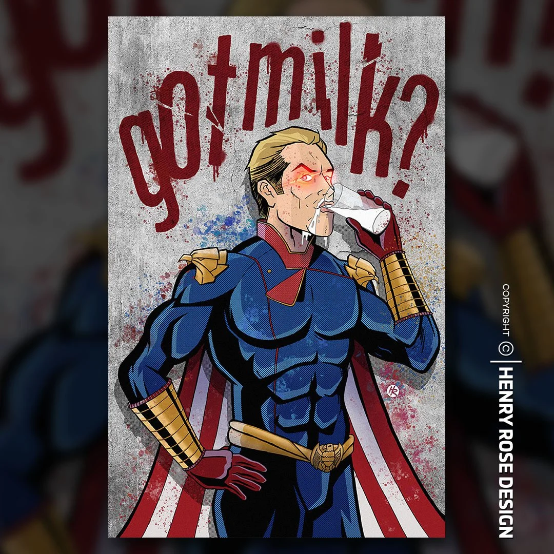 Milk Mayhem Art Print