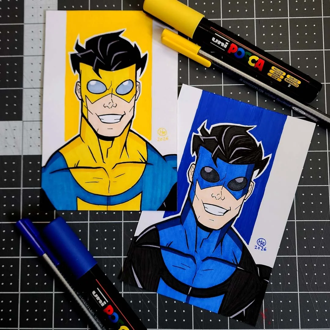 Invincible Hand-Drawn Art