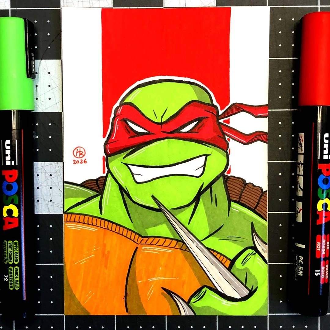 Raphael Hand-Drawn Art