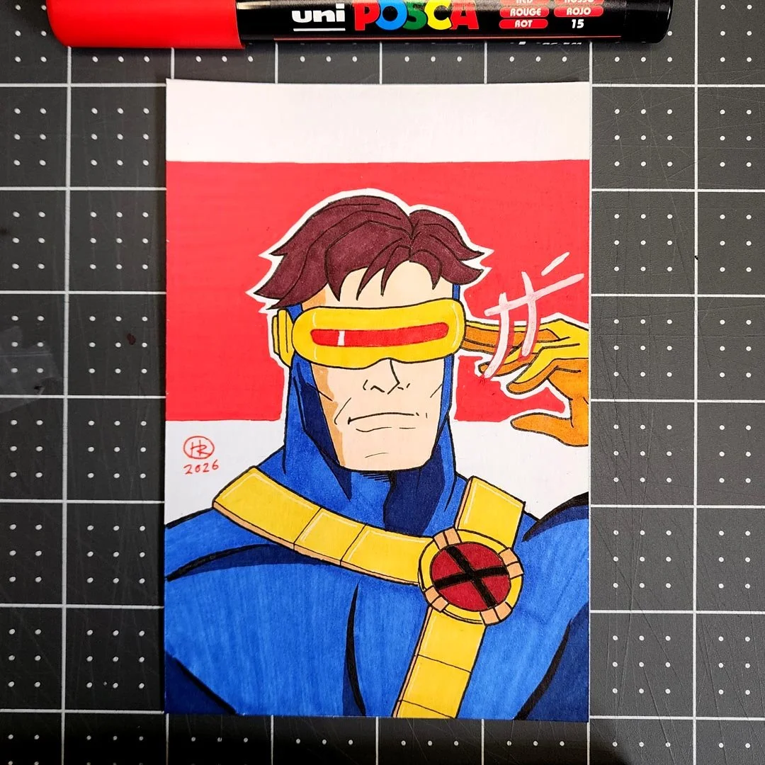 Cyclops Hand-Drawn Art