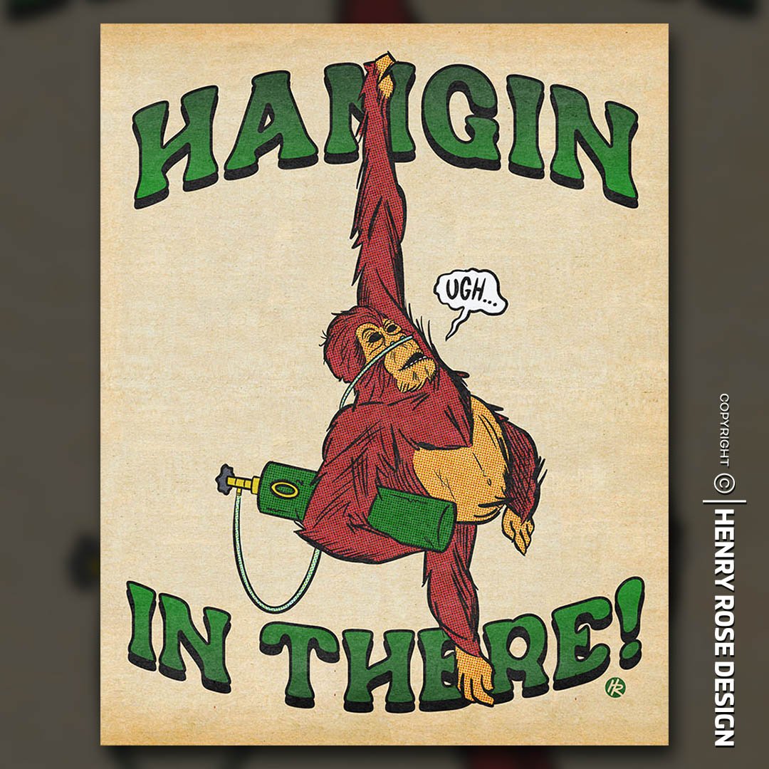 Hangin' In There Art Print