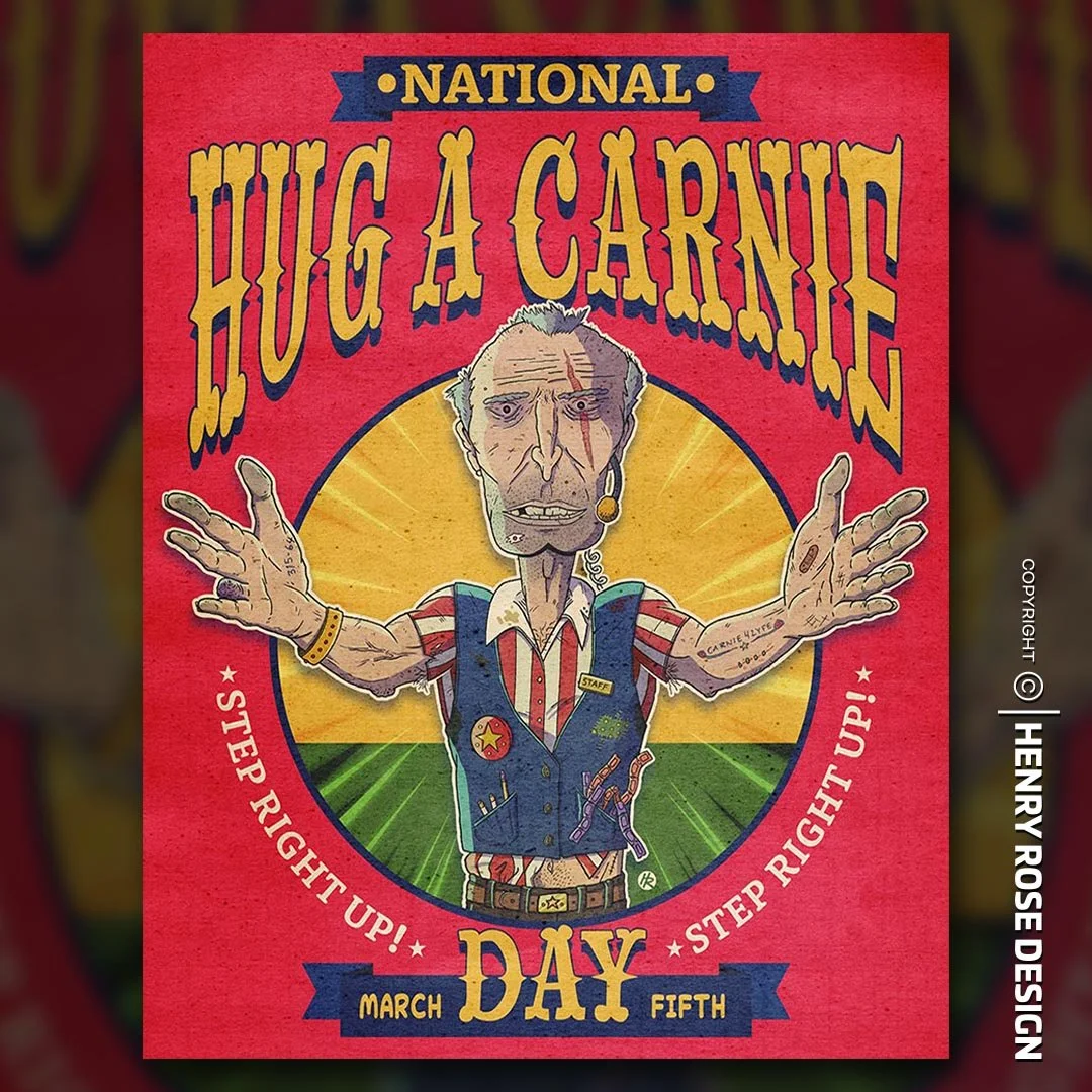 National Hug A Carnie Day Art Print