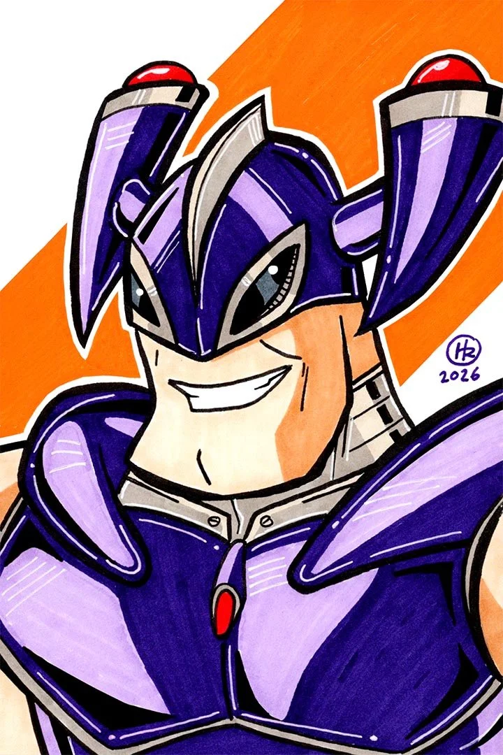 Ultra Lord from Jimmy Neutron Illustration by Henry Rose