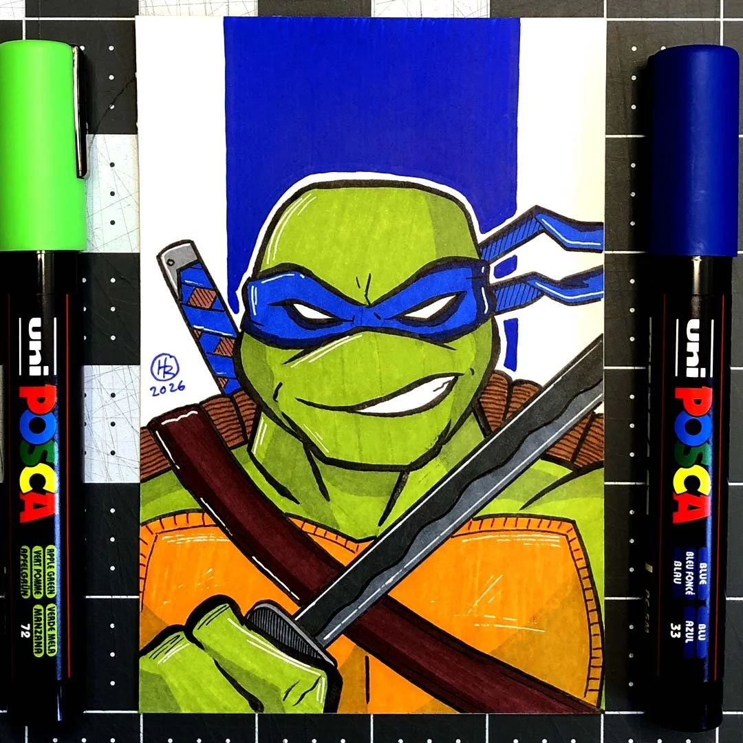 Leonardo Hand-Drawn Art