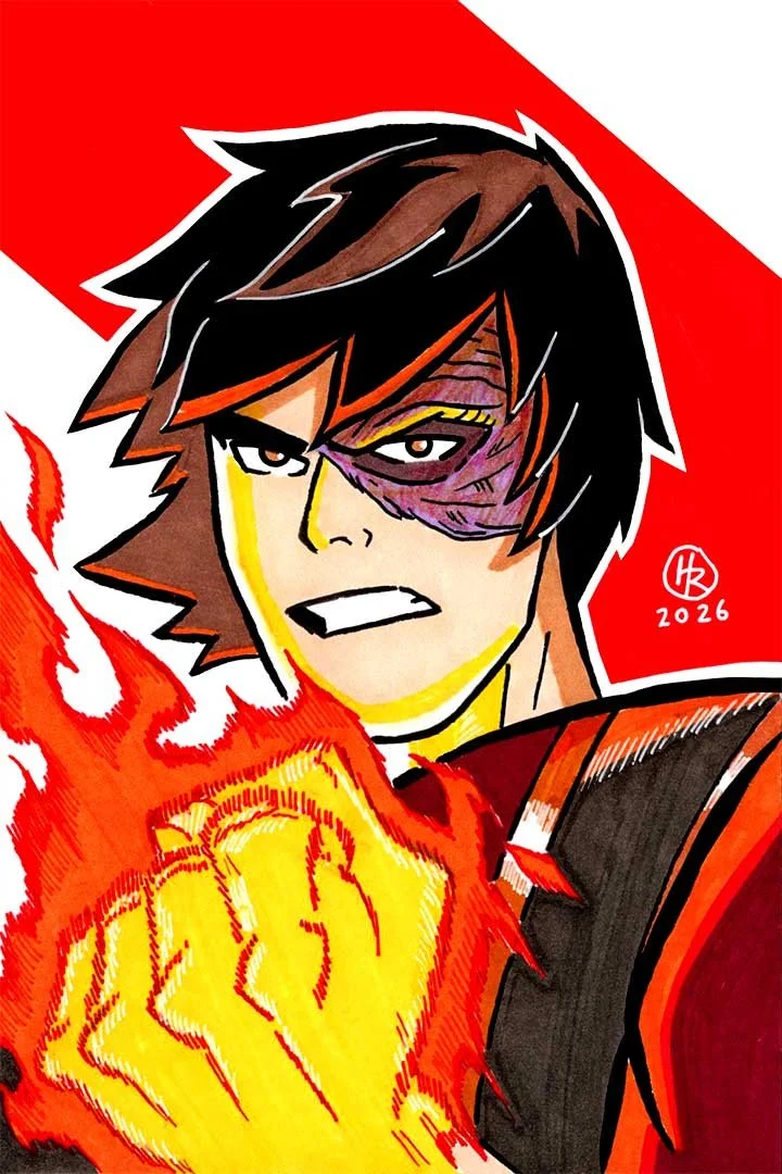 Prince Zuko from Avatar the Last Airbender Illustration by Henry Rose