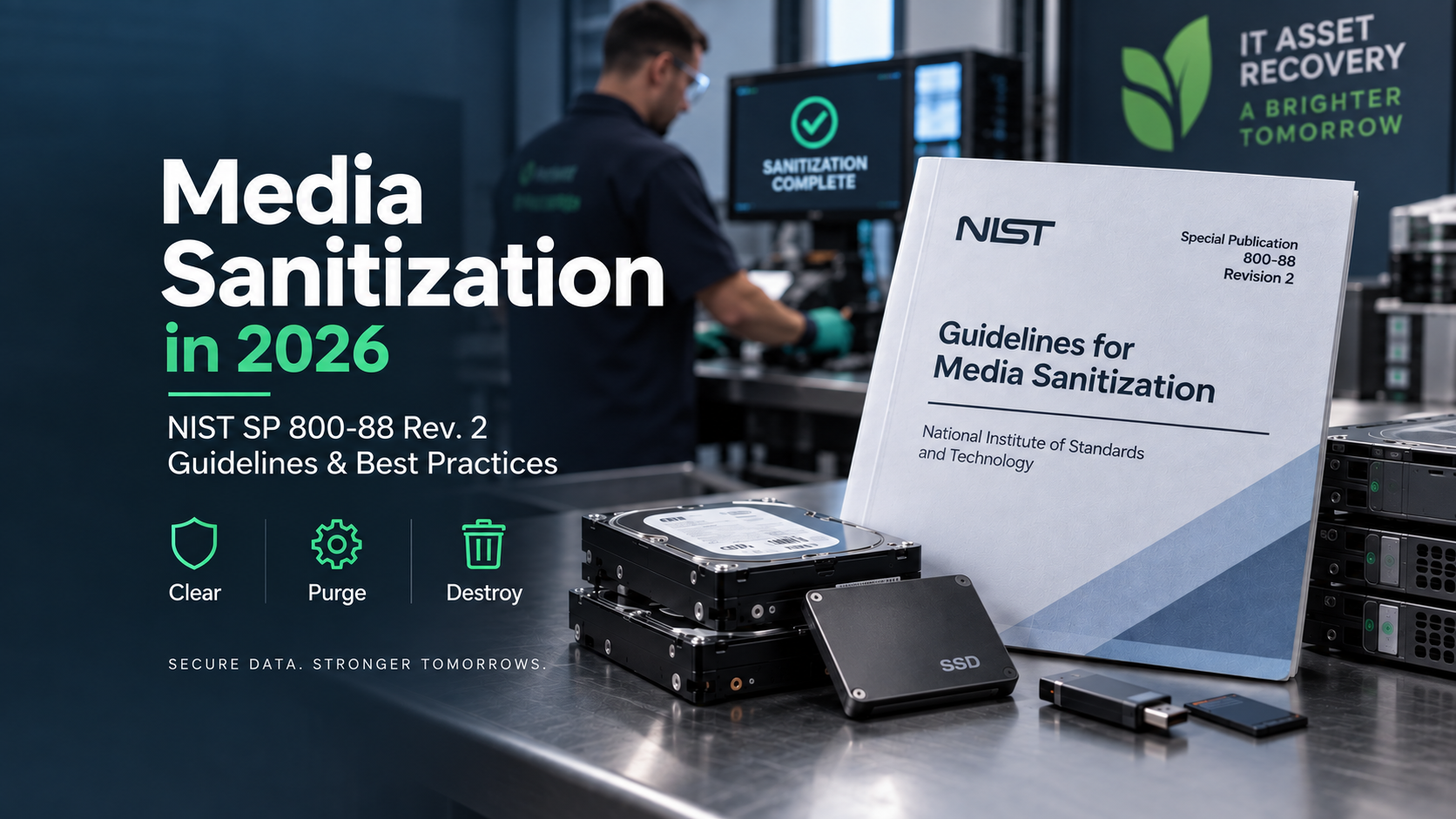 Media Sanitization in 2026: NIST SP 800-88 Rev. 2 Guidelines &amp; Best Practices