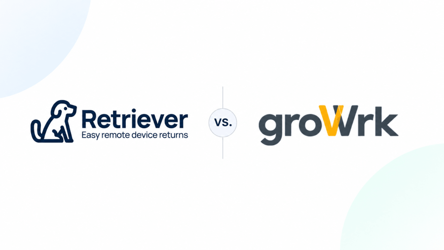 Retriever vs. GroWrk comparison for end-to-end IT device lifecycle management.