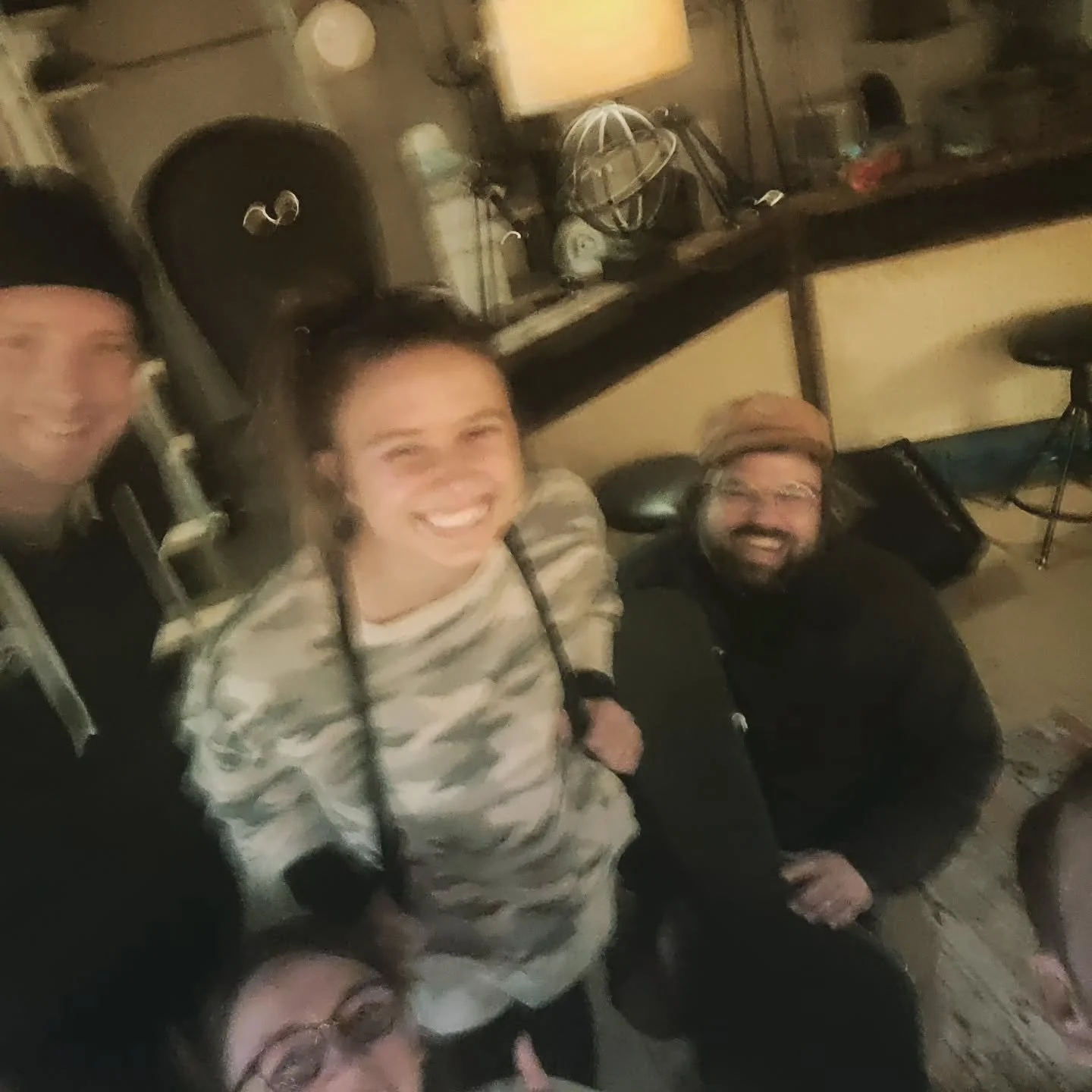 Working on our band selfies at band practice. 
We are bringing the full band to @fergusbrewing Saturday, March 23rd. Join us as we bring some live grooves to you on a snowy springy night 6 PM-9 PM

#mnmusic #brewsandtunes #glamshot #ruralmn