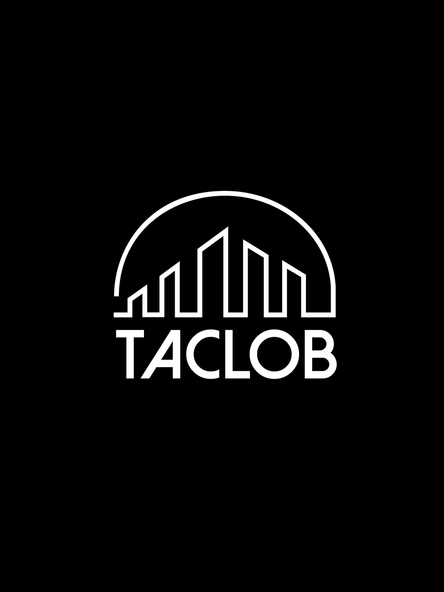 A logo design for Taclob, a social enterprise that produces upcycled, one-of backpacks made by Typhoon Yolanda (Haiyan) survivors.