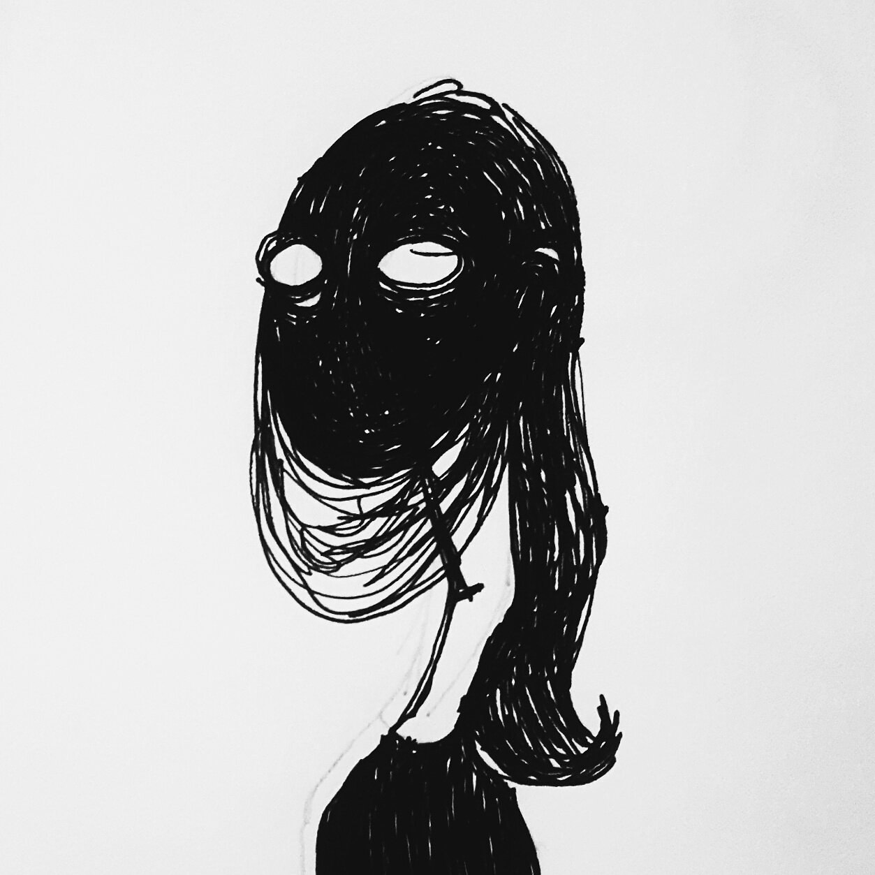 Pen ink on paper, 2018