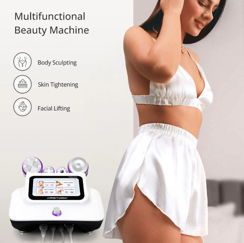 Aristorm 4-In-1 30K Cavitation S Shape Machine For Body Sculpting & Anti-Aging