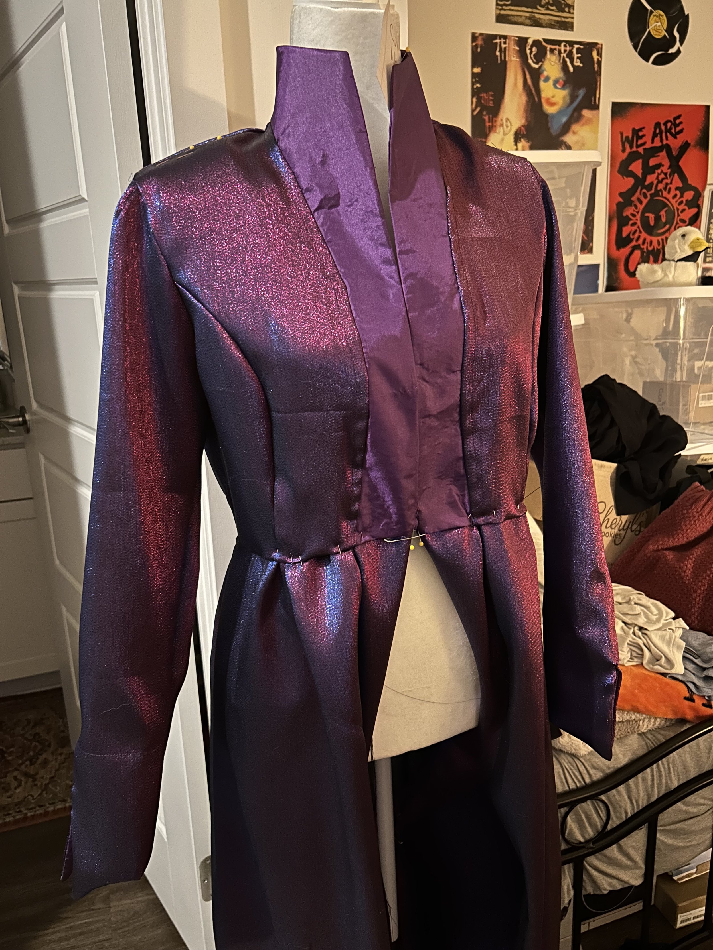 Pleating Kako's Skirt