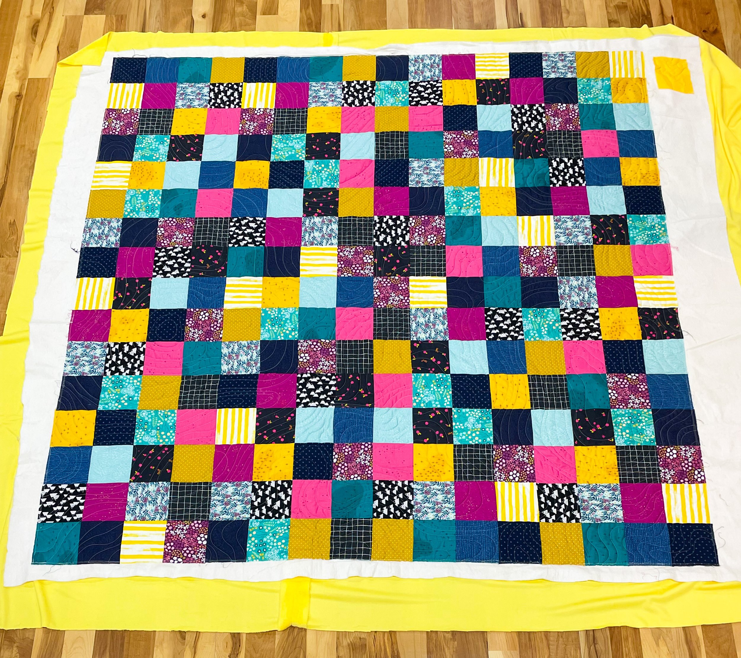 Maryanna's Easy Patchwork Quilt — Hello, my name is Quilt