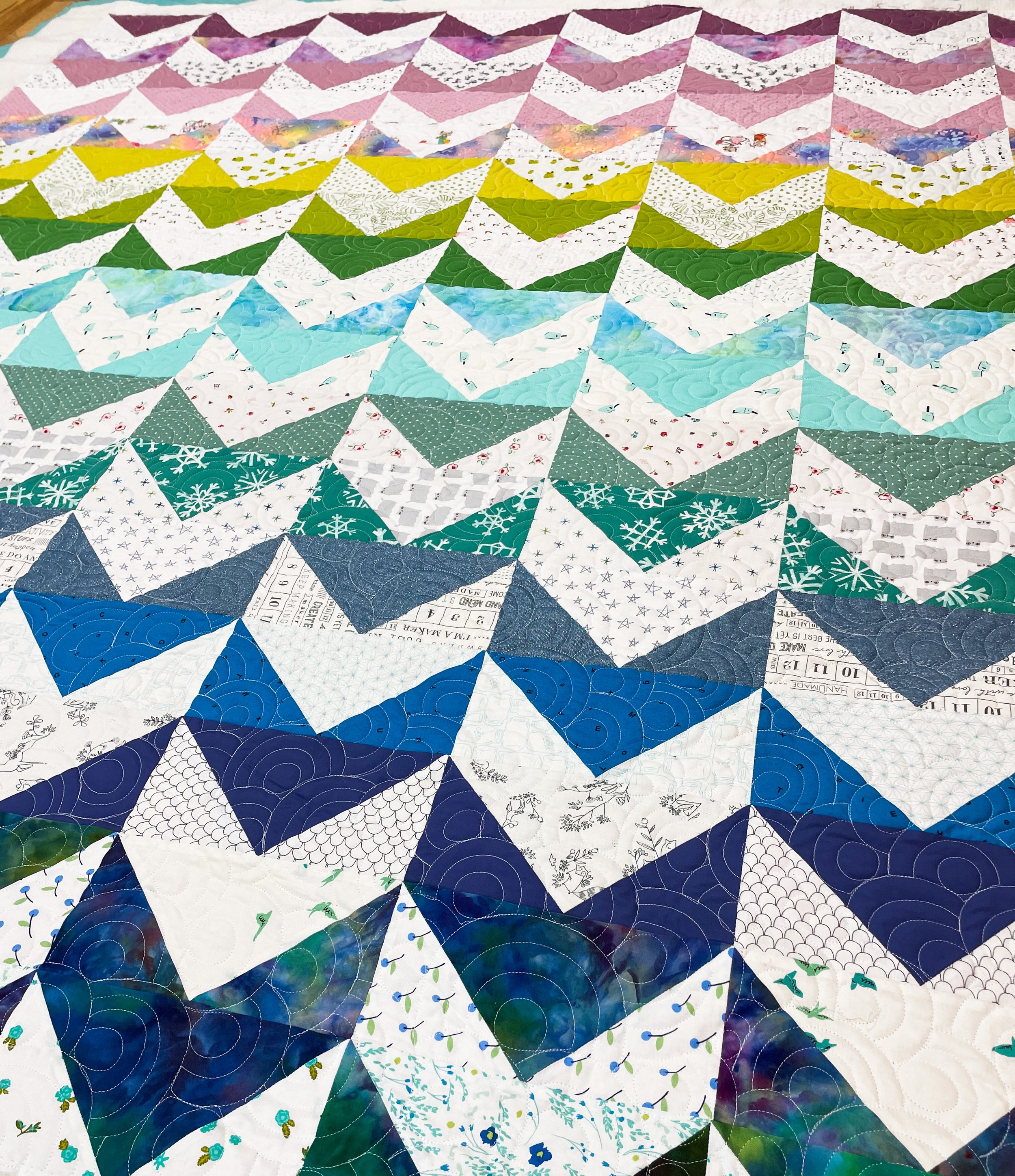 Meesh's Stockinette Quilt, Take 2 — Hello, my name is Quilt