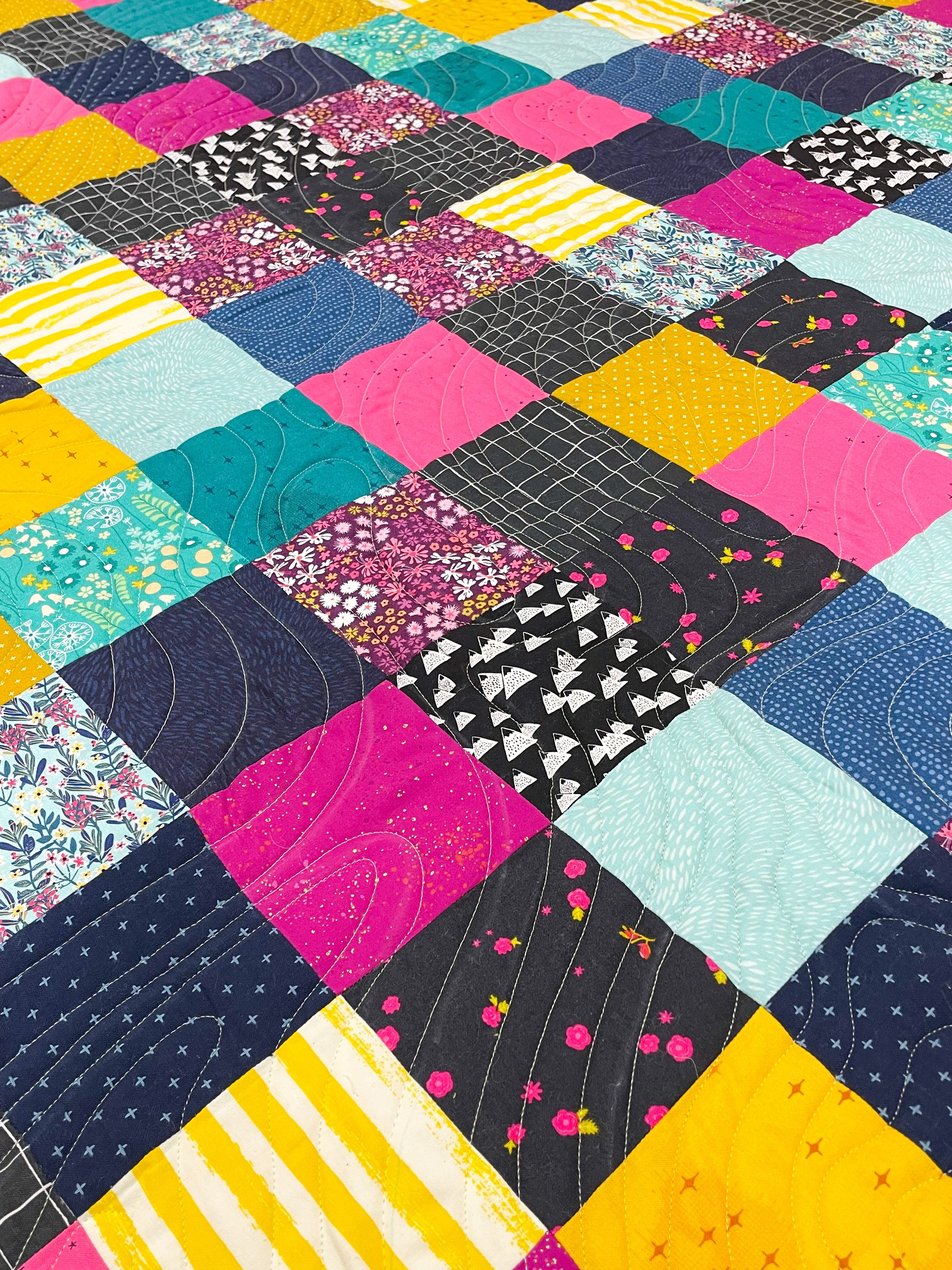 Maryanna's Easy Patchwork Quilt — Hello, my name is Quilt