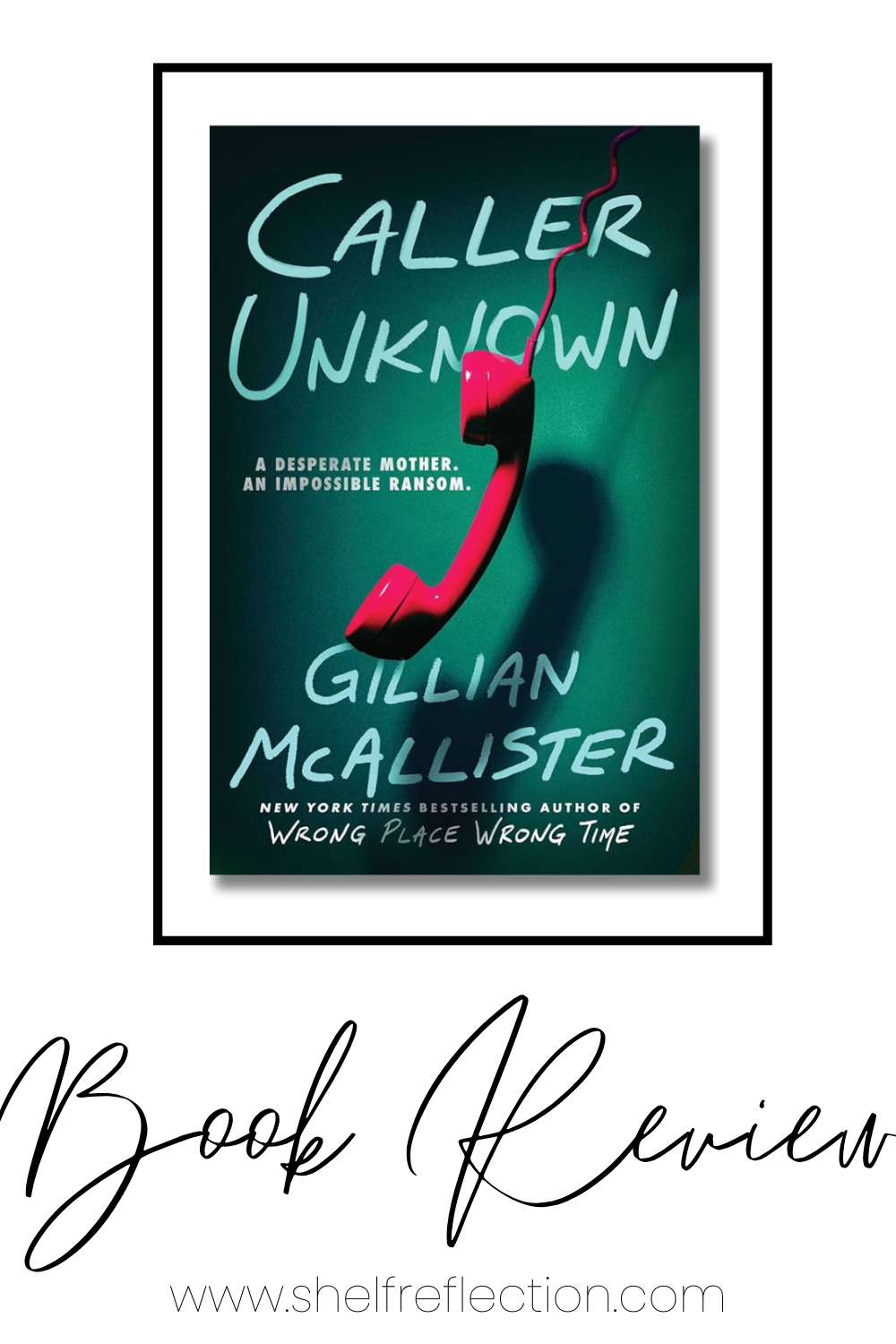 Caller Unknown Book Review Pin