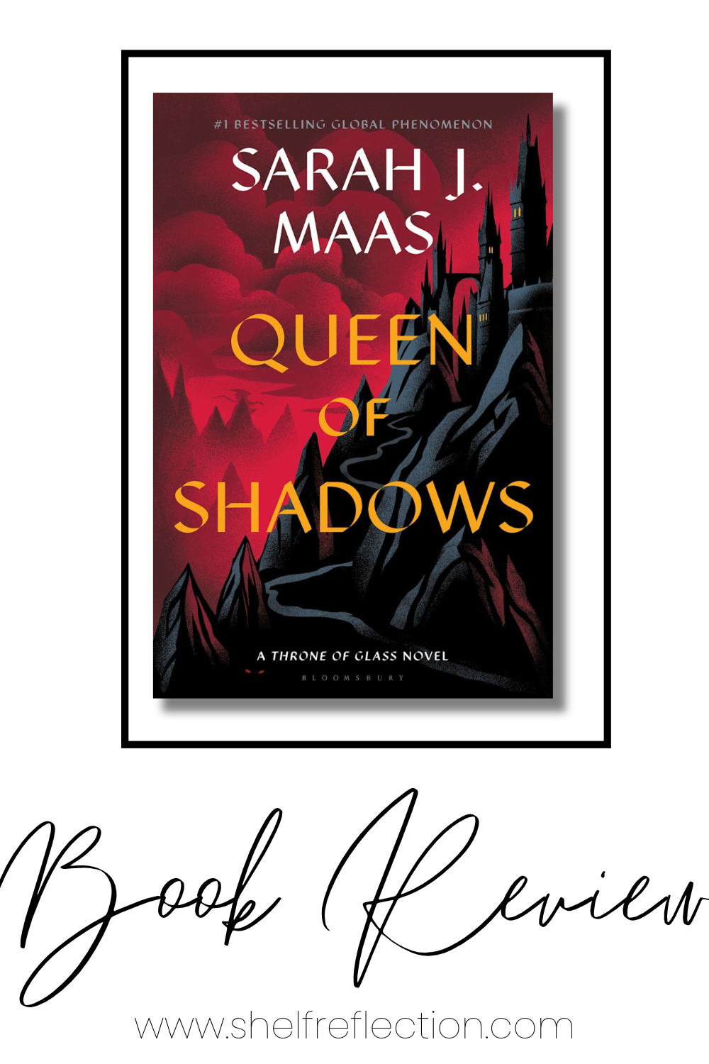 Queen of Shadows Book Review Pin