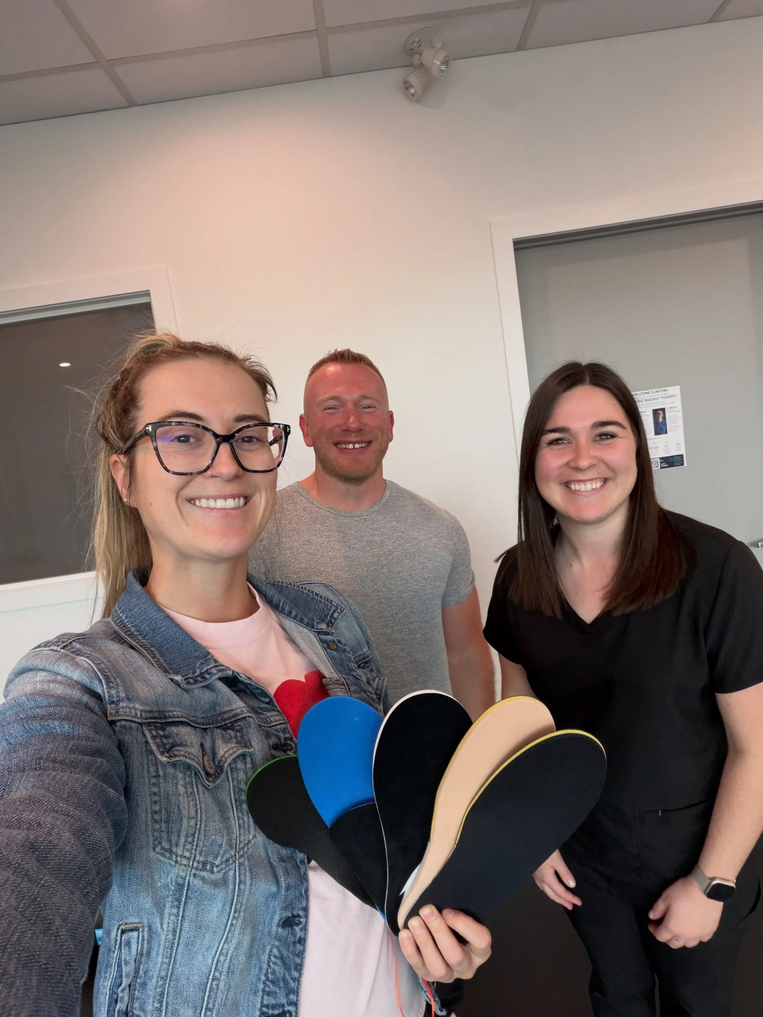 Thanks Emma and @stepituportho 
For stopping by the other day and educating us on her business and who she can help as a pedorthist! 

So create to establish these relationships in the community to better support our patients collaborative! 

If you 