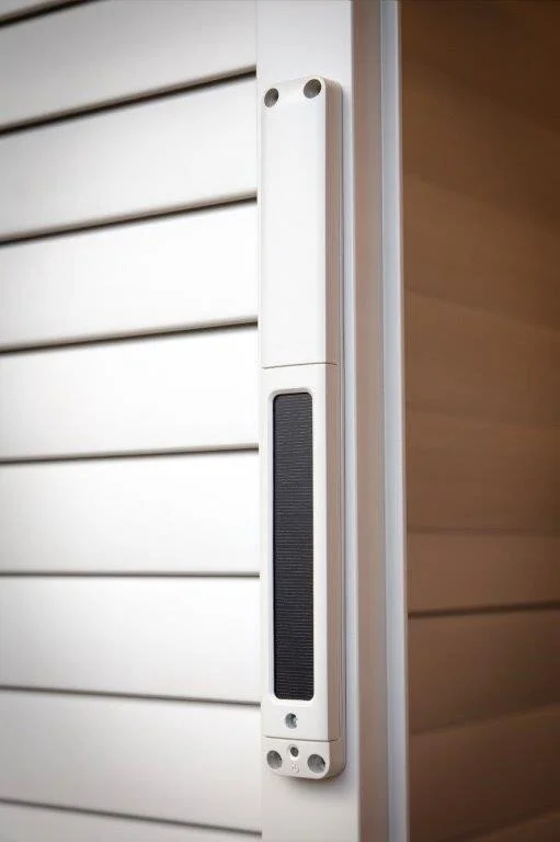 Solar charger for motorised shutter