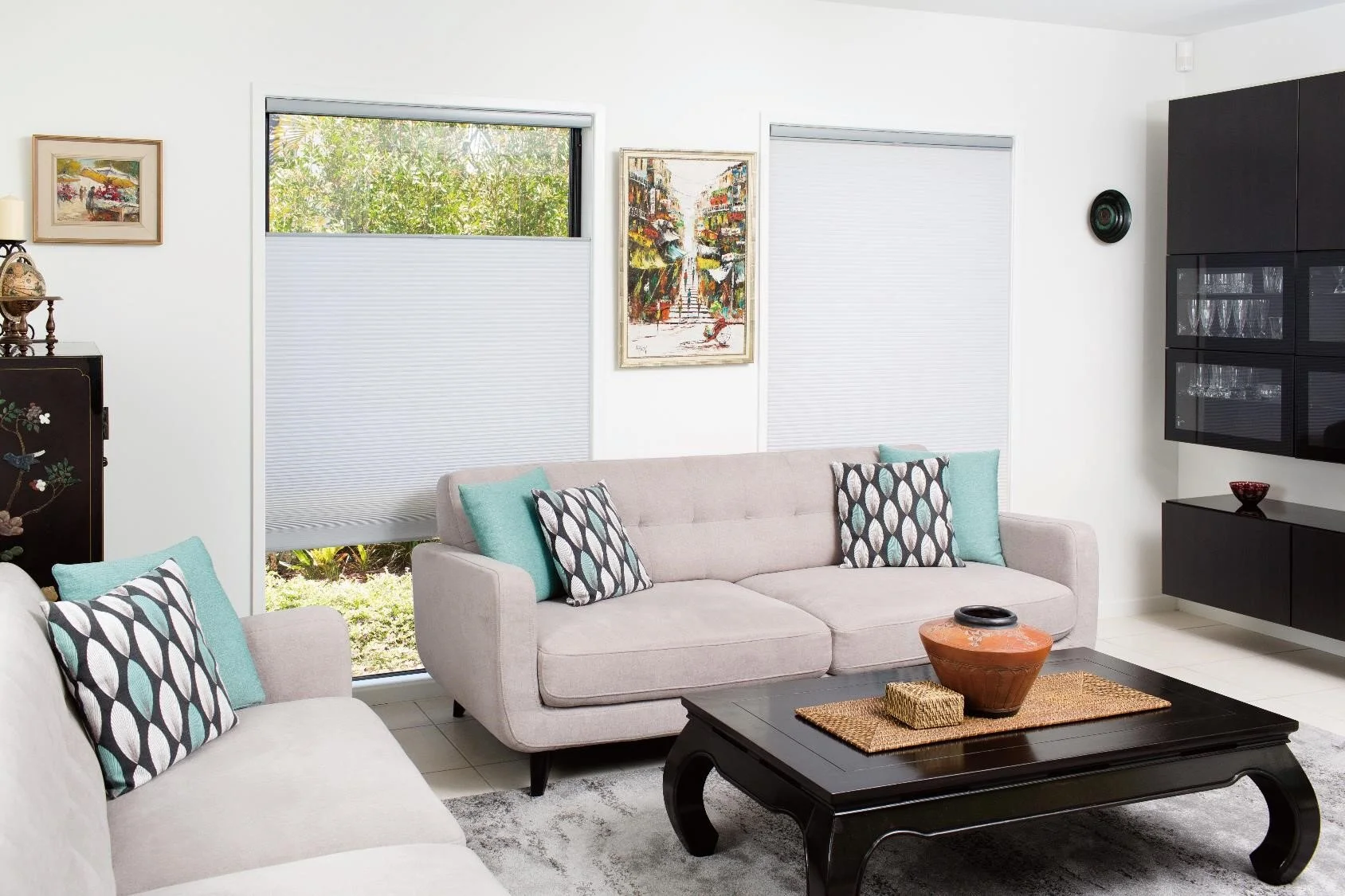 Norman Honeycomb - Top down bottom up - white colour blind