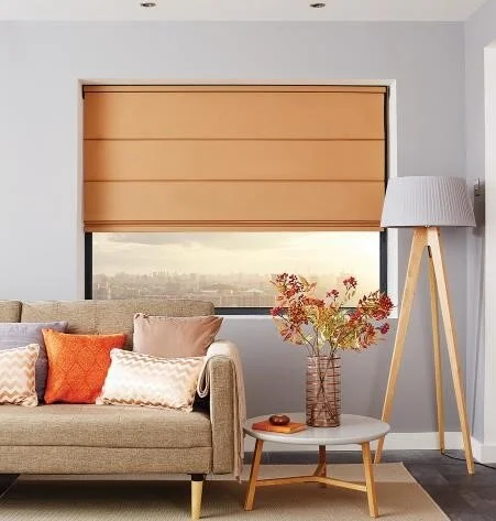 Roman Blind - blockout half open