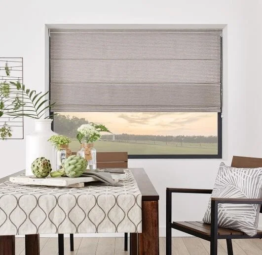 Roman Blind - blockout half open