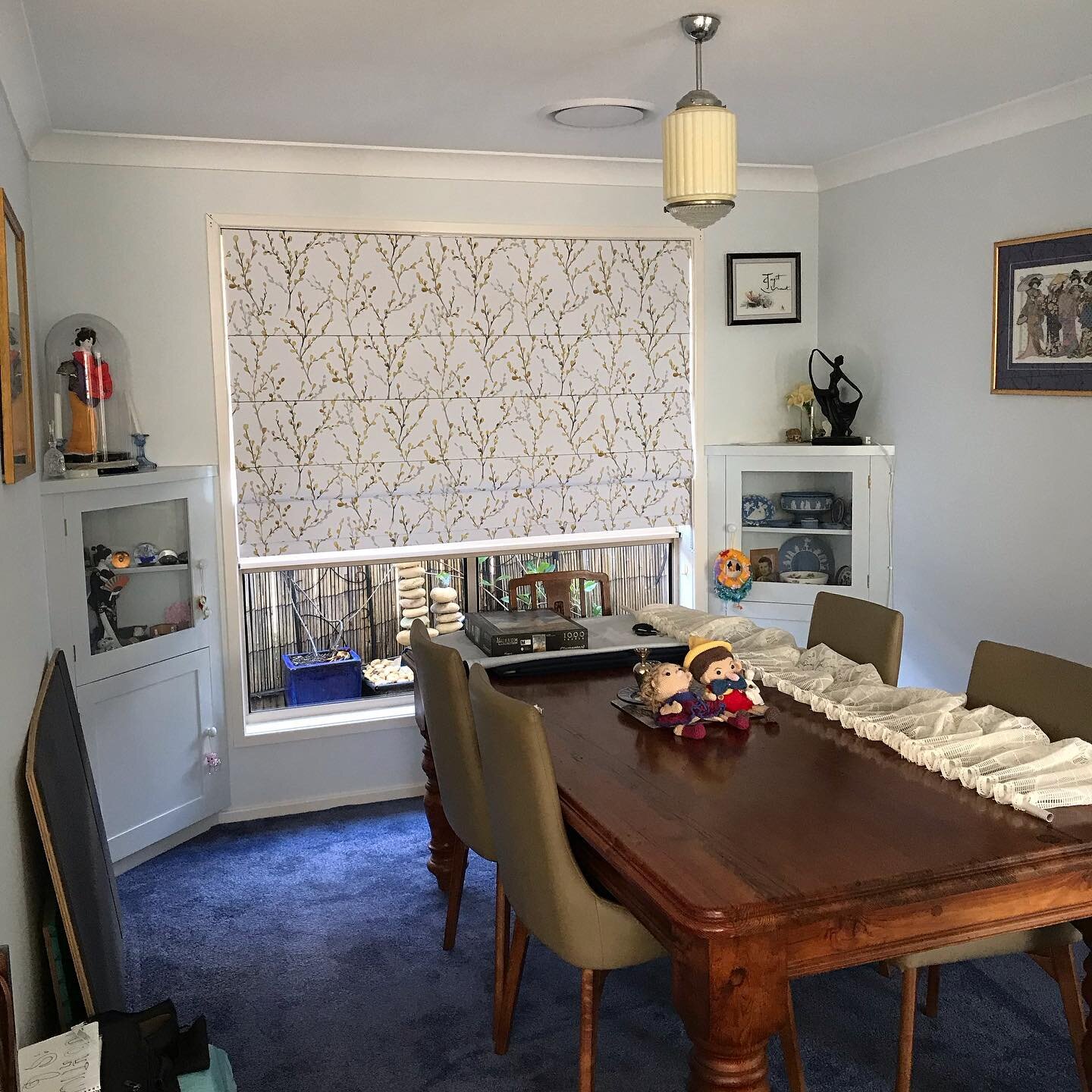 Lucky to be able to finish some jobs locally.Roman blinds with beautiful willow fabric from @louvoliteaustralia.
.
.
.
.
.
.
.
#romanblinds #motorisedblinds #rollerblinds #louvolite #buylocal