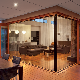 Pleated Screen - Corner