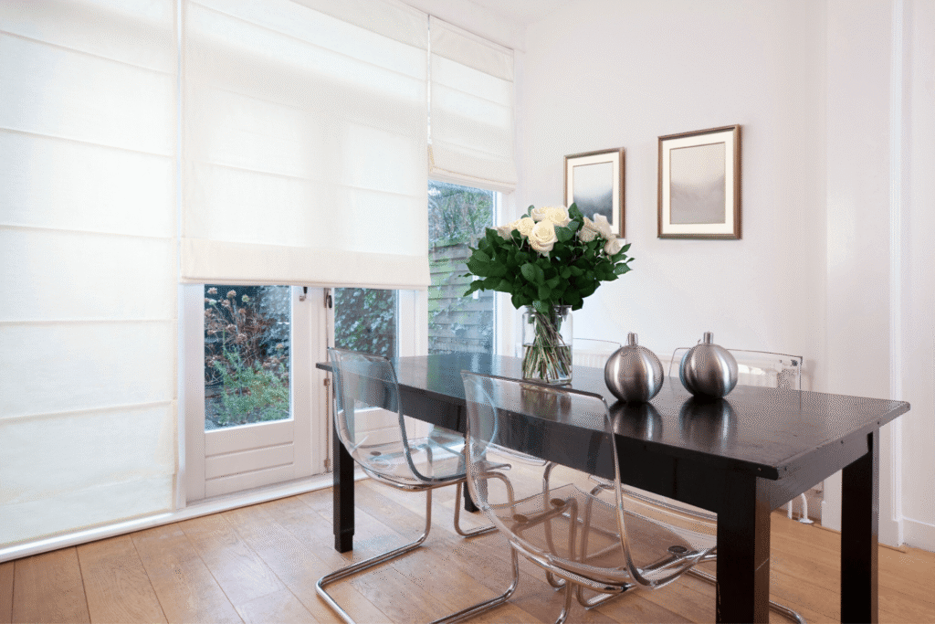 Flat Fold Roman Blinds