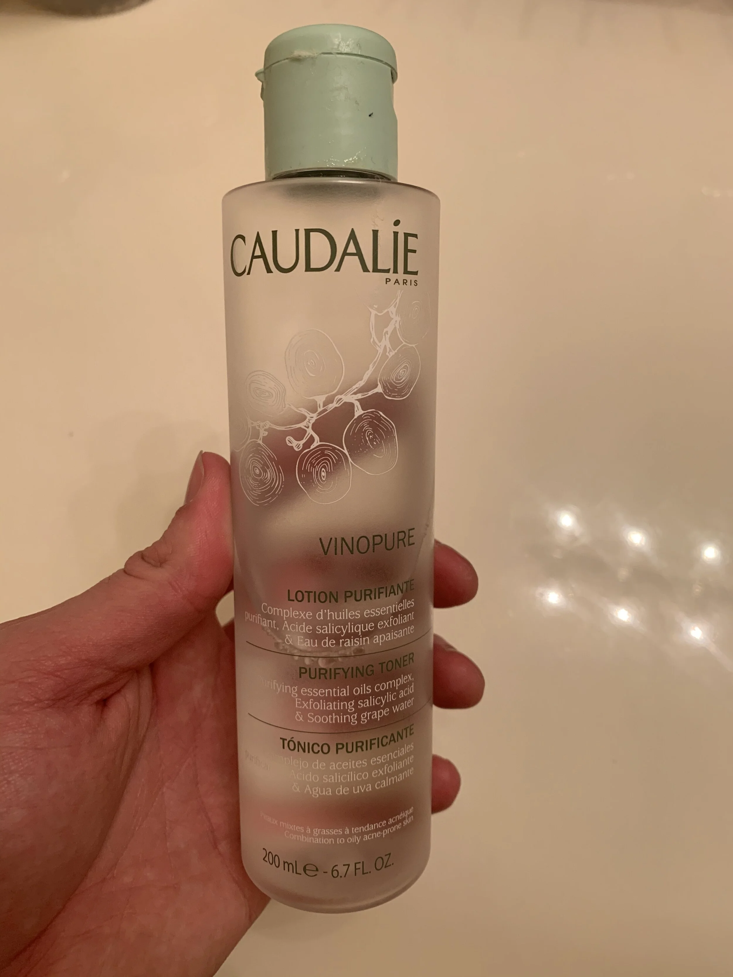 Find this toner here: https://us.caudalie.com/vinopure-purifying-toner.html