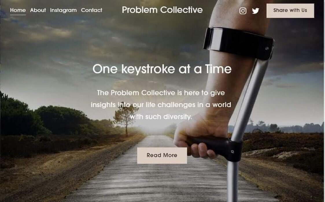 In celebration of Disability Pride Month, please check out our website to read our stories on the importance of inclusivity. And don&rsquo;t forget to Like, Share, &amp; Follow the Problem Collective on Twitter, Instagram, &amp; Facebook!

Twitter: @