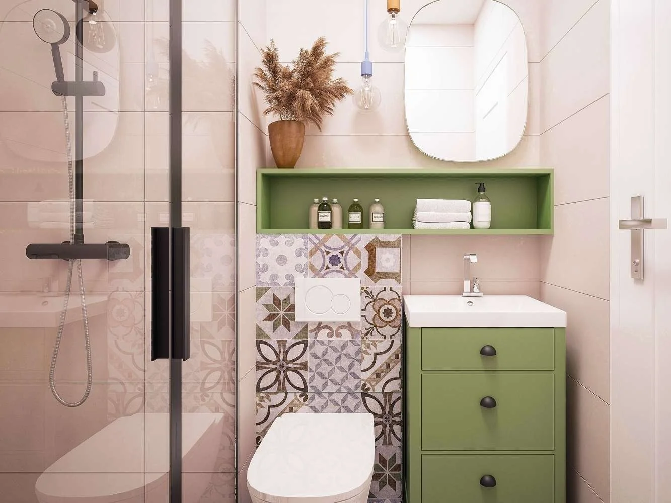 Idei de amenajare a unei bai mici în 2024