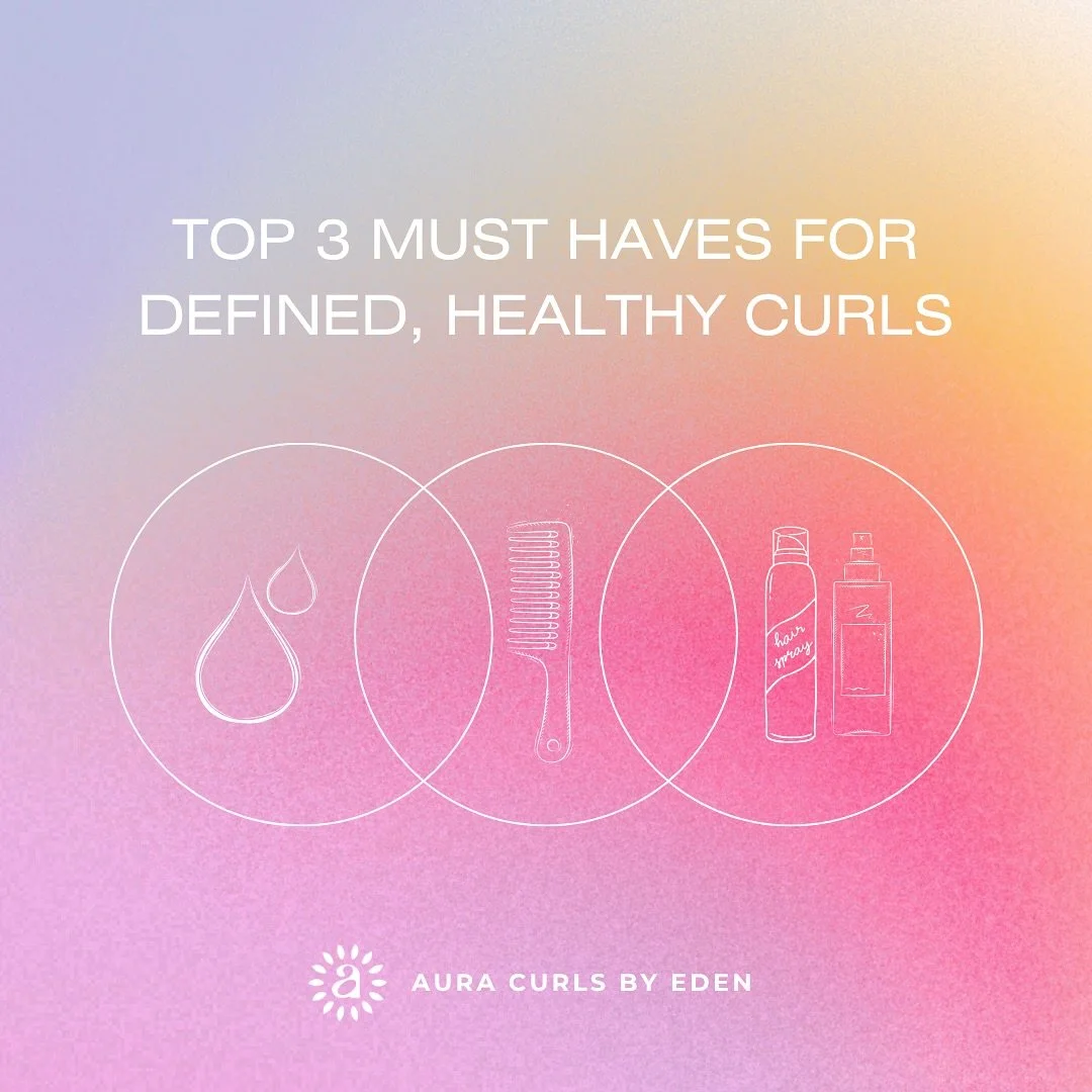 ✨Healthy, defined curls don&rsquo;t start
with a magic product &mdash; they start with understanding what your hair actually needs.
In the salon, I teach every client these 3 non-negotiables:
1️⃣ Water
2️⃣ Proper Detangling
3️⃣ The right product and 
