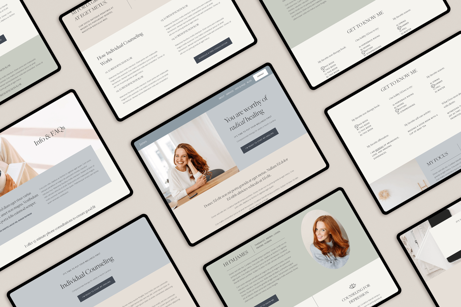 James Template | Transform Your Practice — Therapist Site Toolbox