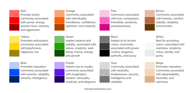 Color Psychology: Choosing A Color Palette For Your Private Practice ...