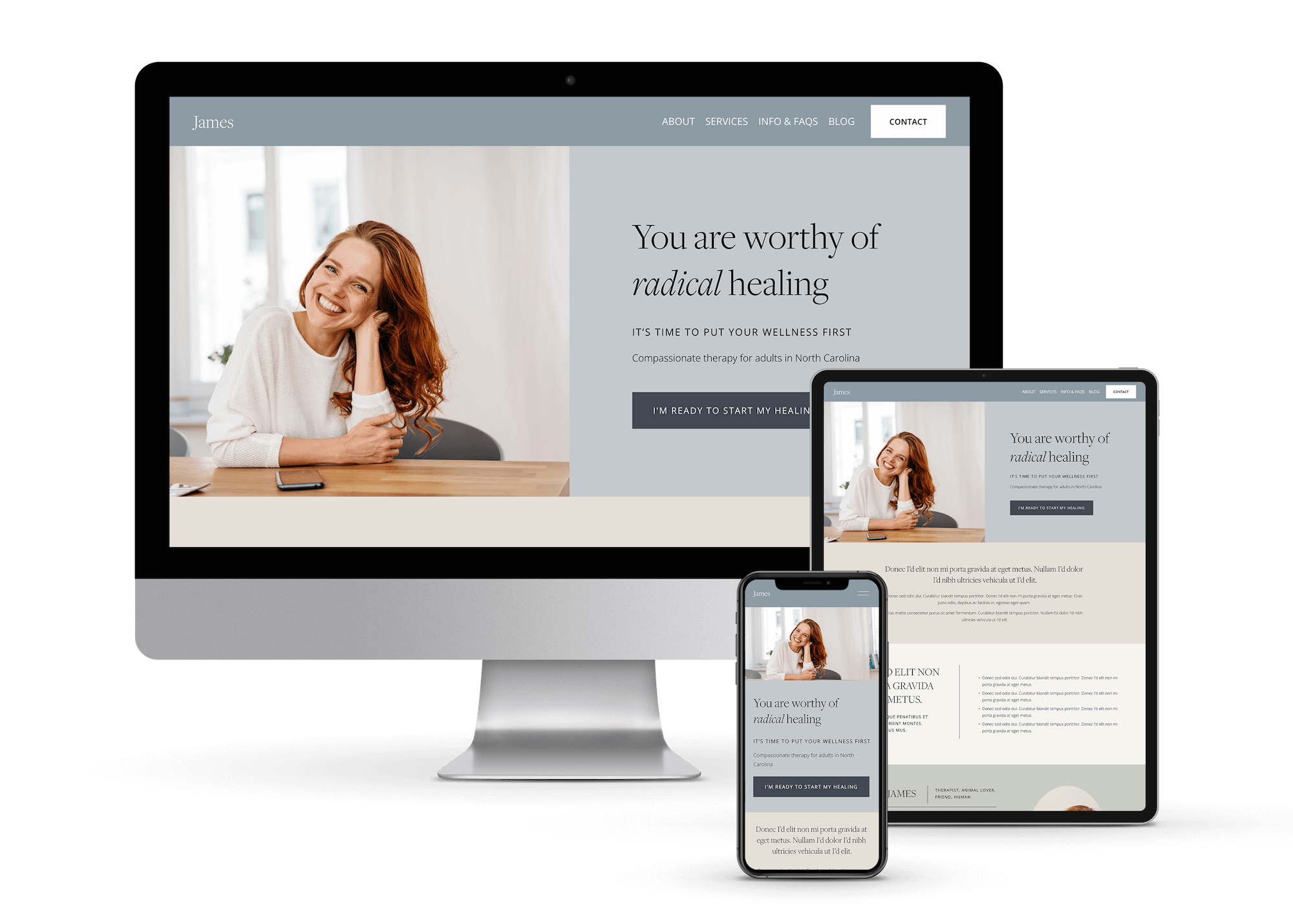 James Social Media Templates — Therapist Site Toolbox