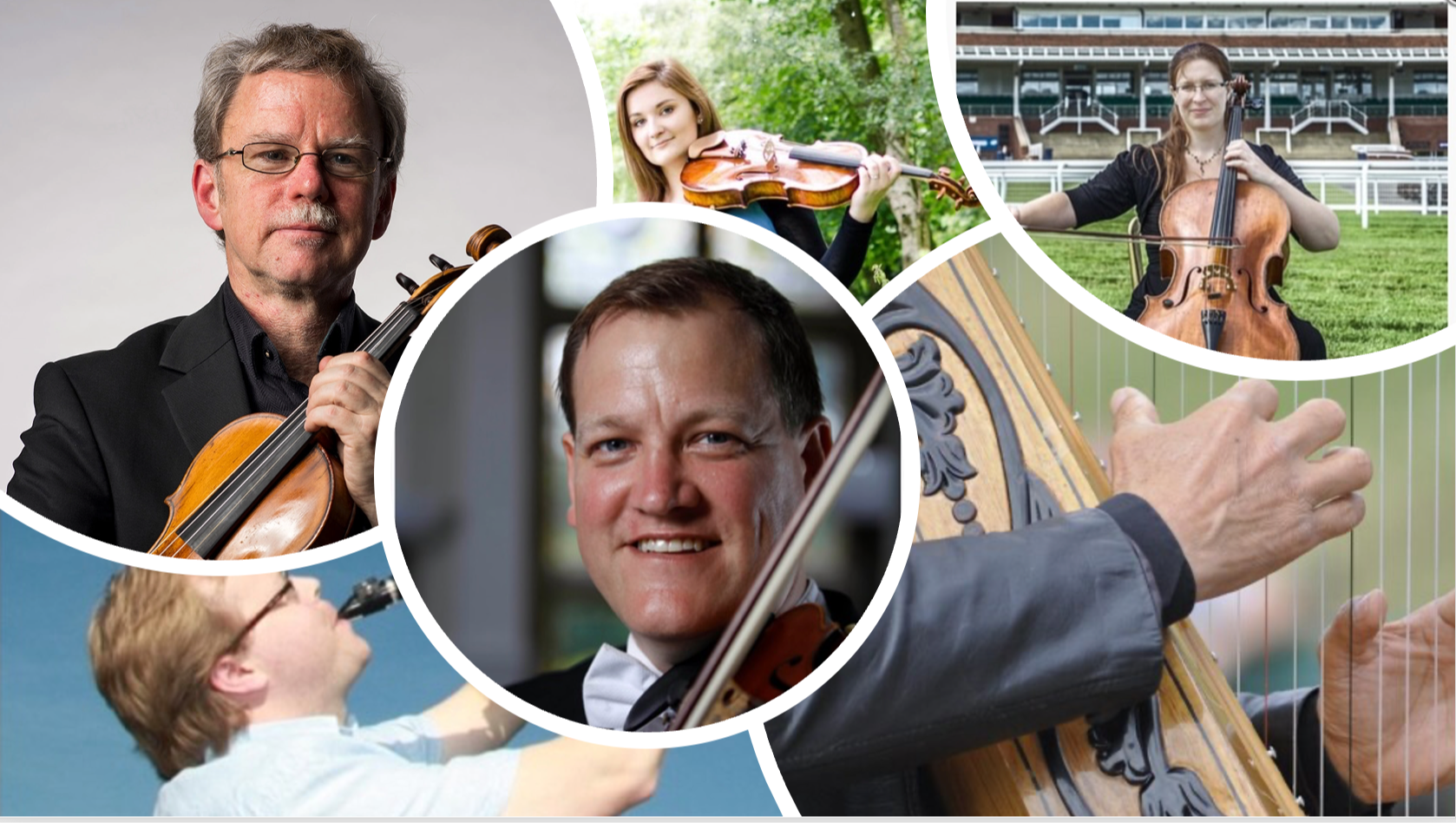 July 5 at 3pm - The Dionysus Ensemble, string quartet, harp, clarinet