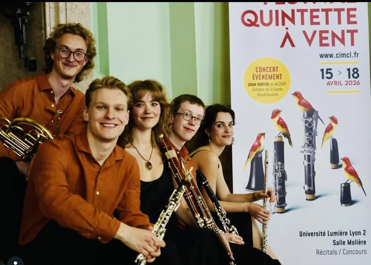 May 10 - Lumas Winds - winners of the 2026 Lyon International Chamber Music Competition