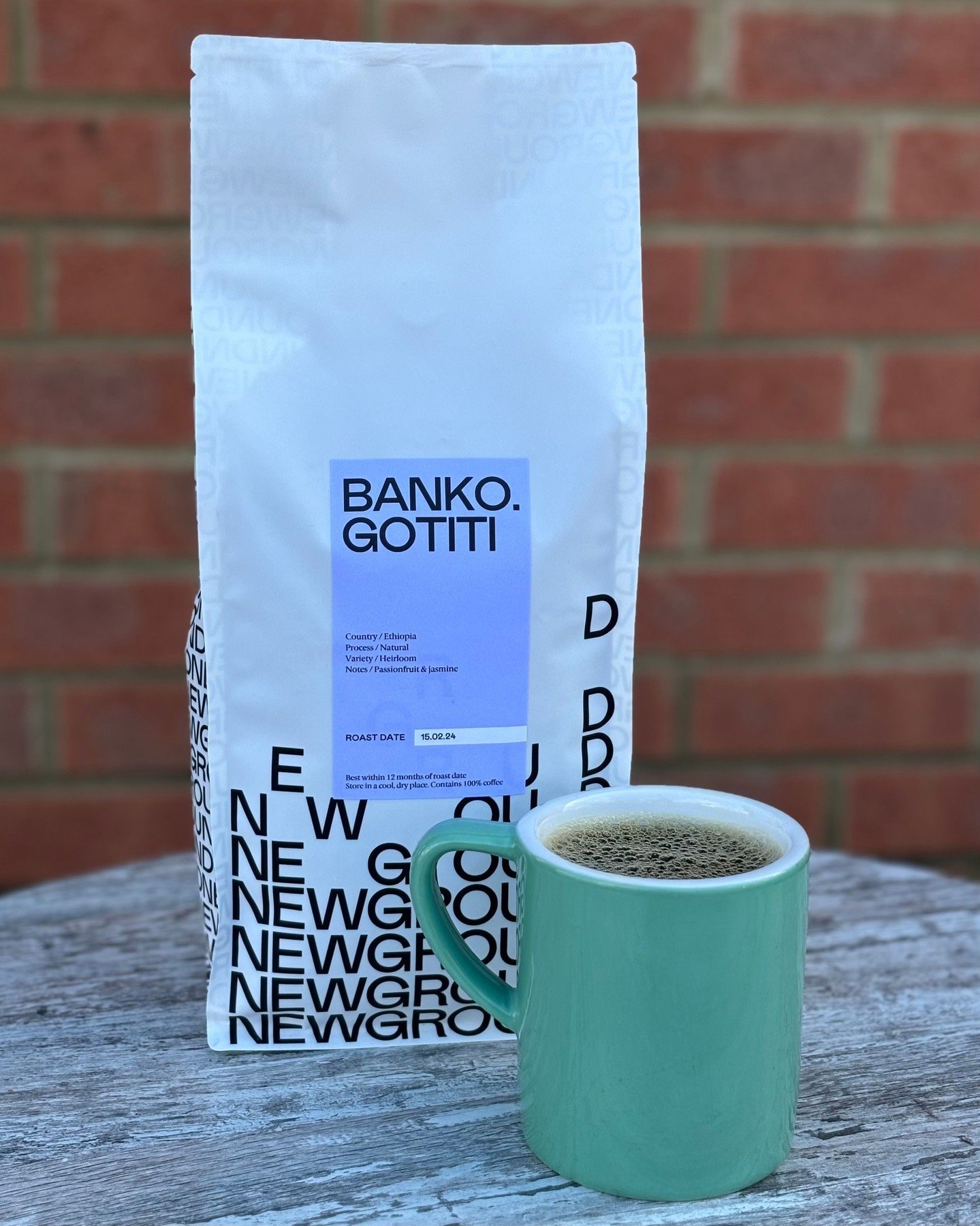 Batch Brew ||
BANKO GOTITI from our friends @newgroundcoffee
&bull;
Single Origin Ethiopia
Notes of passionfruit &amp; jasmine
&bull;
It's definitely a favourite of our staff!
If you haven't tried it already, you really should!
&bull;
Subject to avai