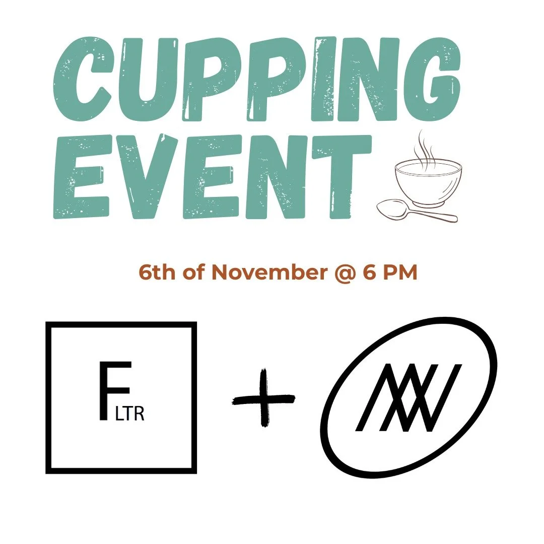 ☕✨ COFFEE CUPPING EVENT ✨☕
Ever wondered what makes your morning brew special? Join us for an evening of discovery as our friends from NewGround teach us the art of coffee tasting!

November 6th | 6 PM

Think wine tasting, but way more caffeinated 😉